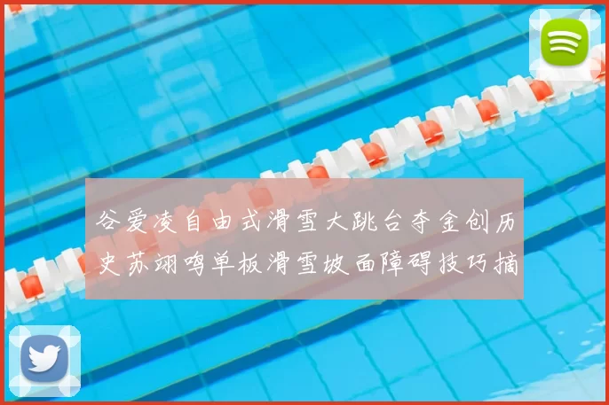 谷爱凌自由式滑雪大跳台夺金创历史苏翊鸣单板滑雪坡面障碍技巧摘银